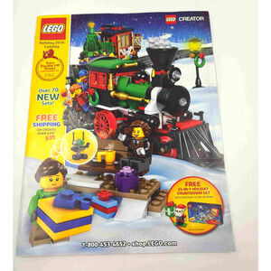 Lego Kids Holiday Creator Catalog Magazine Like New Features Trains